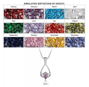 Personalized Birthstone Necklace JEWJONE101918